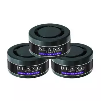 CARMATE Автомобильный освежитель воздуха Blang Solid Stand-up Refill Белый мускус 60 г x 3 G21T