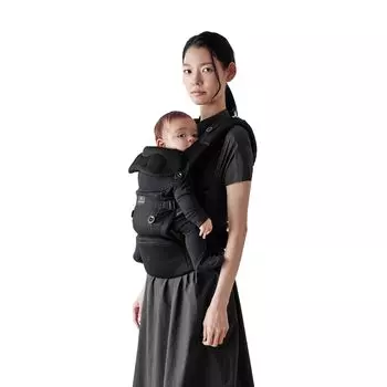 Carmate Baby baby three from 0 months to 36 usable from BB900 (Alebebe) carrier, carrier, black, 3WAY, face-to-face, forward-facing, piggyback, чёрный