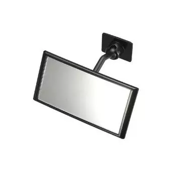 CARMATE Car Baby Mirror Auxiliary Mirror [Back Seat Confirmation] Paste Type Adjustable Angle Mini Mirror Black CZ409
