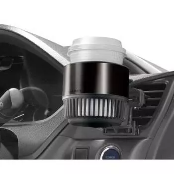 CARMATE Car Drink Holder Swing Spot Metallic DZ472