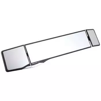 CARMATE Car Room Mirror Global 270mm+80mm+50mm Curved Mirror PL104