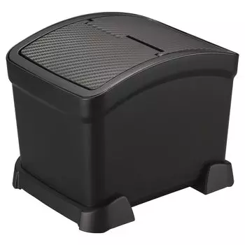 Carmate Car Trash Can with Lid Carbon Fiber Made in DZ572 (CARMATE) [Includes Anti-Tip Support] Black, Japan, чёрный