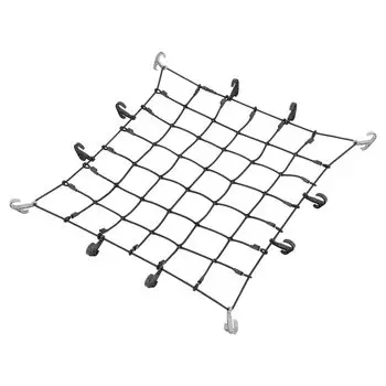 Carmate INNO Car Cargo Small x 8mm Wire 12 Detachable Prevents Cargo from Luggage Net IN811 Net, (90cm 80cm), Diameter, Extra-Thick Rubber, Hooks,