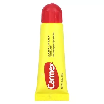 Carmex, Классический бальзам для губ, лечебный, 0,35 унции (10 г)