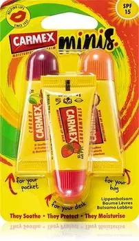 Carmex Minis Kit Voyage Pour Lvres Sches Spf 15 TU прозрачный