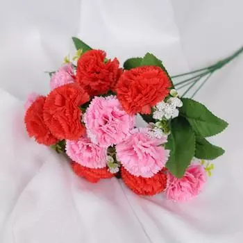 Carnation Simulation Artificial Bouquet Hotel Decoration Holding Flowers Fake