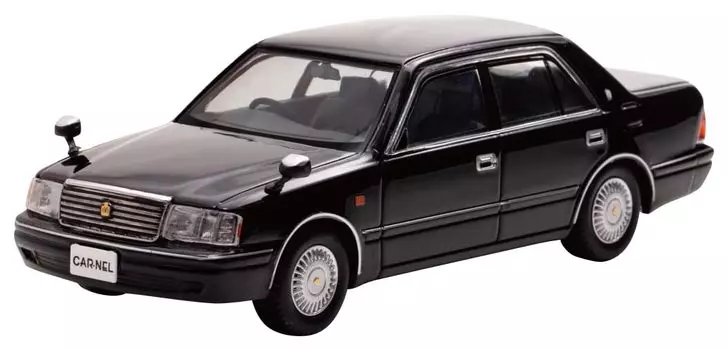 CARNEL Масштаб Toyota Crown Royal Saloon G 1999 Черная Готовая модель 1/43 (JZS155)