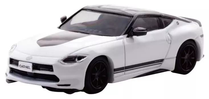 CARNEL Nissan Fairlady Z Version ST Customized Edition 2023 Prism Black Готовый продукт 1/64 Белый/Супер