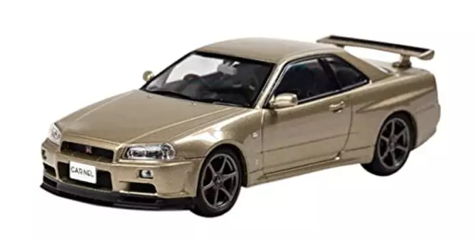 CARNEL Nissan Skyline Mspec Nur 2002 Silica Brass Finished Product CN430201 1/43 GT-R (BNR34)