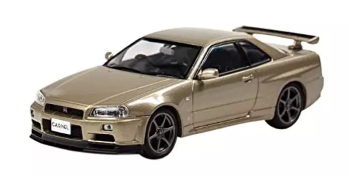 CARNEL Nissan Skyline Mspec Nur 2002 Silica Brass Готовый продукт CN430201 1/43 GT-R (БНР34)
