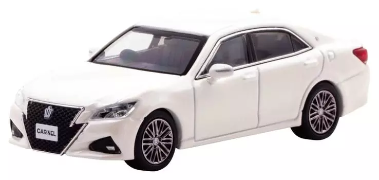 CARNEL Toyota Crown Athlete S 2015 Белый Перламутровый Кристалл Блеск Готовый Продукт CN640047 1/64