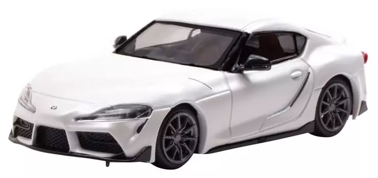CARNEL Toyota Supra RZ Matte White Edition 2022 Matte Avalanche White Metallic Finished Product 1/64