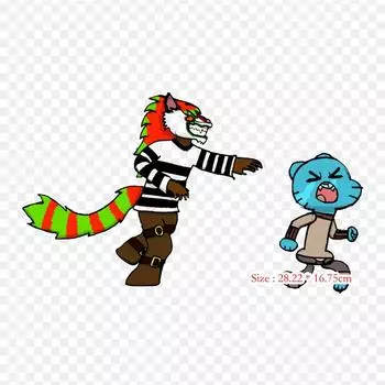 Carnivora иллюстрация рисунок утюгом на термопереносной печати виниловые нашивки наклейки для одежды DIY аппликации моющиеся нашивки