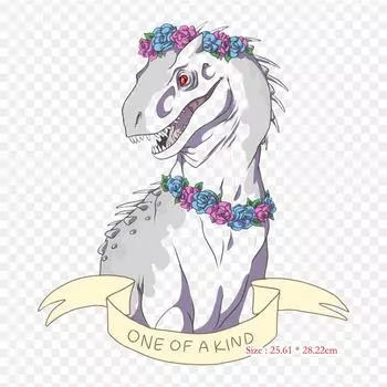 Carnotaurus милый Carnotaurus Indominus Rex, термопереносная печать, виниловые нашивки, наклейки для одежды, аппликации «сделай сам», моющиеся нашивки