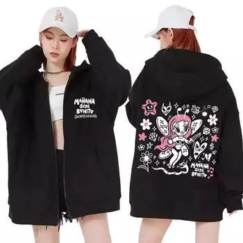 Carol G Bijota Альбом Печатный Молния Капюшон Мужская И Женская Одежда Эстетика, Плюс Размер Молния Толстовка S красный