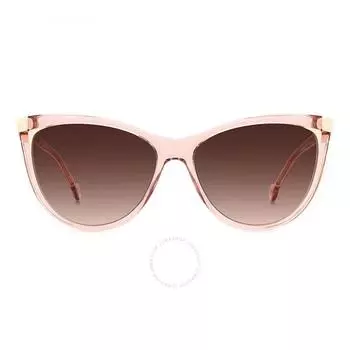 Carolina Herrera Brown Cat Eye Ladies Sunglasses HER 0141 S 0BJS HA 58