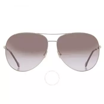 Carolina Herrera Brown Violet Pilot Ladies Sunglasses CH 0034 S 03YG QR 64