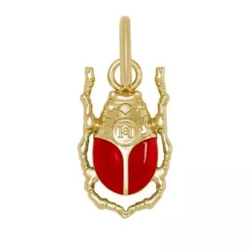 CAROLINA HERRERA Carolina Herrera Herrera Beetle Charm Красный