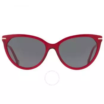 Carolina Herrera Grey Cat Eye Ladies Sunglasses HER 0093 S 0C9A IR 57