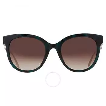 Carolina Herrera Grey Oval Ladies Sunglasses SHN621M 0921 52