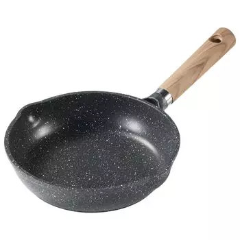 CAROTE COSY BLACK Series Frying Induction Gas Marble Incredibly Easy to Suitable for a Wide Range of Cooking Compatible with All Heat Warranty Pan, чёрный