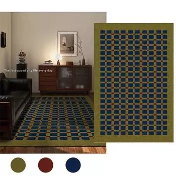 Carpet Crystal Velvet Living Room Sofa Coffee Table Carpet Thickened Non-slip Bedside Blanket Home Decoration 80x160cm