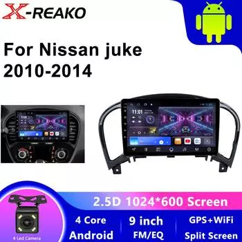 CarPlay Android Auto Car Radio для Nissan Juke 2010-2014 GPS-навигация Bluetooth-плеер Автомобильная развлекательная система 4 core 1GB+32GB carplay