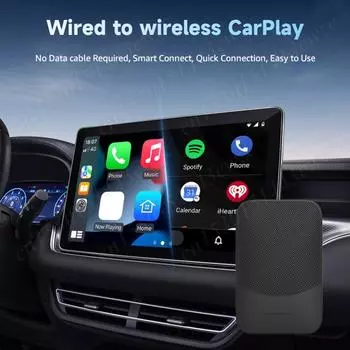 Carplay Dongle Carplay AI Box Беспроводной адаптер Carplay Andriod Auto, голосовое управление для OEM-моделей проводных автомобилей Carplay Andriod Auto