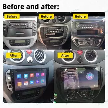CarPlay Multimedia для Citroen C2 C3 2001 - 2010 2 Din Android стерео автомобильное радио GPS навигация плеер головное устройство Автомагнитола WIFI