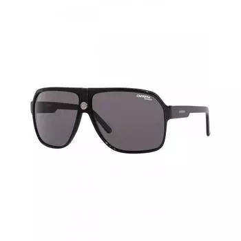 Carrera CARRERA Unisex 33/S Black Frame Gray Polarized Lens Aviator Sunglasses