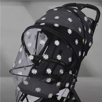 Carriage Full Cover Daisy Stroller Mosquito Net Fly Protection Accessories