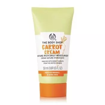 Carrot Cream Nature Rich Daily Moisturizer от The Body Shop для унисекс - 1,69 унции Увлажняющее средство