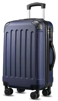 Carry ABS Large Ultra S Double Equated with TSA Zipper Business Blue [YOETEY] Чехол, Чемодан, Материал, Вместимость, Легкий, Размер для ручной клади, Прочный,