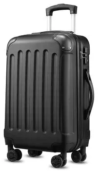 Carry ABS Large Ultra S Double Equished with TSA Zipper Business Black [YOETEY] Чехол, чемодан, материал, вместимость, легкий, размер ручной клади,