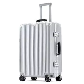 Carry Алюминиевая рама Carry Ultra Carry TSA 360 Degree Double Business S Silver [Vilgazz] Чемодан, Чехол, Ручная кладь, Тип, Ударопрочный, Сумка, Легкий,