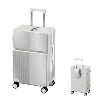 Carry Carry Front Front USB Hidden Hook Cup Double 360 Degree Business Trip LH3029 [MORGEN SKY] Чемодан, Ручная кладь, Чехол, Сумка, Открытый, Открытый,