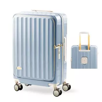 Carry Carry Front Large Ultra USB Cup Luggage Double Stopper 360-градусный тормоз для смартфона TSA Zipper Type Популярный стильный дорожный деловой деловой поход