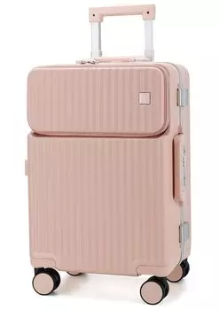 Carry Carry Top Large Aluminum Computer TSA Business Simple [Roam.Cove] Чемодан, дорожная сумка, сумка, легкий, тихий, открытый, вместимость, большой,