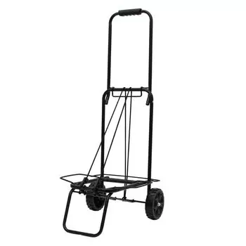Carry cart made by a suitcase manufacturer Carry cart made by a suitcase manufacturer style large casters Matte black [Siffle] Off-road