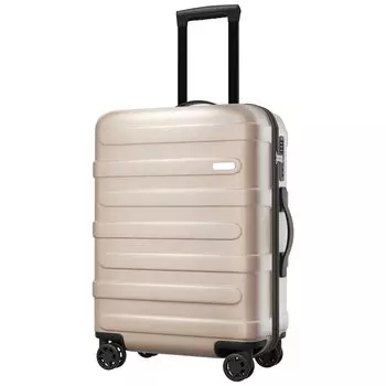 Carry Large Ultra 8 360 Degree Оснащен TSA Zipper Business Trip Champagne [VIVICITY] Чемодан, чехол, ручная кладь, вместимость, большой, легкий,