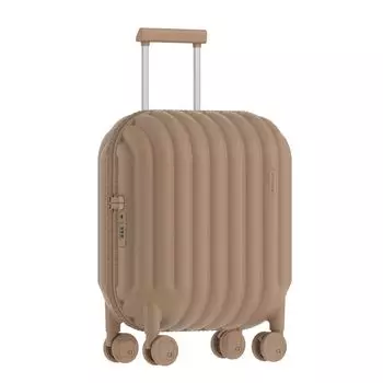 Carry Ultra для 8 колес 360 градусов, оснащенный застежкой-молнией TSA, размер SS, коричневый [artrips] чемодан, сумка, ручная кладь, легкий, женский, большой, тихий,