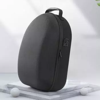 Carrying Case Len Cover Shockproof Portable Hard Travel Bag Cable Tie with Shoulder Strap for Meta Quest 3 VR Headset Controller серый