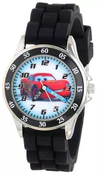 Cars quartz analog watch black rubber band CZ1008 [item]