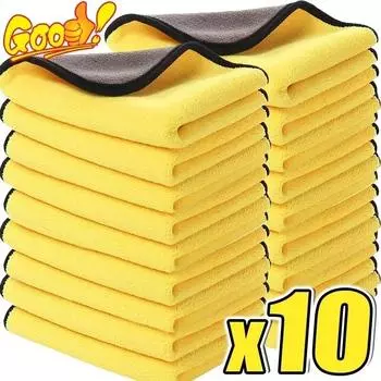 Cars Wash Microfiber Towel 30x30/60CM Car Cleaning Drying Cloth Hemming Cars Care Cloth Detailing Car Wash Towel Superfine Fiber