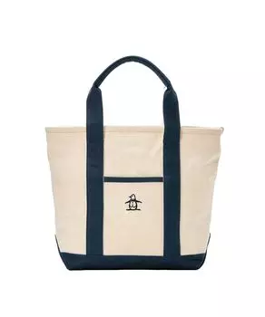 Cart Bag Canvas Durable Water Repellent Simple Casual Mini Bag Golf MG4FTT01U WHNV [Munsingwear] (White Navy)