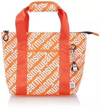 Cart Bag Pattern Cold Pouch Penguin Charm с D-образным кольцом Golf MQCXJA51 OR00 [Munsingwear] [ENVOY] All-over Womens (оранжевый)