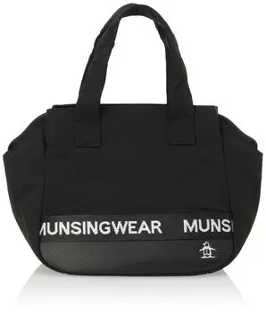 Cart Side Large Logo BK00 [Munsingwear] Сумка, Карманная, Вместимость, Лента, Дорожная, Гольф, MQCXJA42, Женская (черный)