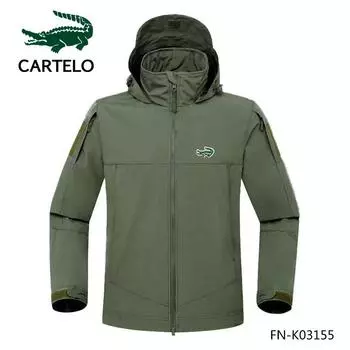 CARTELO Мужские и женские весенне-осенние ветрозащитные и непромокаемые куртки с вышивкой, морозостойкие и теплые куртки S