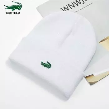 CARTELO Вязаная шапка женская шапка зимняя мужская теплая повседневная свободная шапка вязаная крючком шапка женская эластичная свободная шапка с вышивкой дешево One Size темно-синий