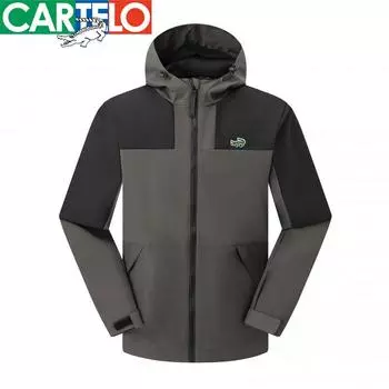 CARTELO Высококачественная повседневная мужская куртка с вышивкой, весна, зима и осень, спортивная, однотонная, мужская куртка, уличная куртка S